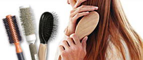 oval brush, hair extensions brush, baby hair brush