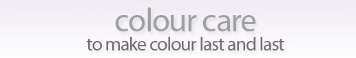 hair colour, colour care