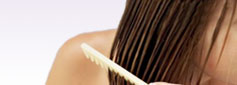 magnifying mirror, hair brush, comb