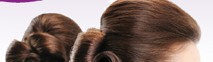  hair sausage, updo