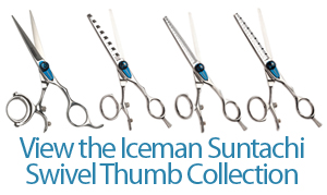 Iceman, scissors, beauty products