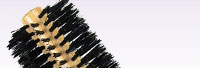 radial hairbrush, round brush