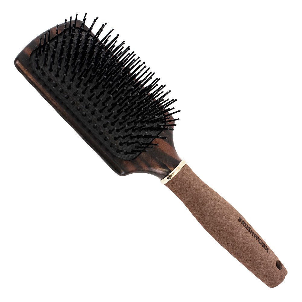 Brushworx Brazilian Bronze Paddle Hair Brush Brushworx Brazilian Bronze Paddle Hair Brush