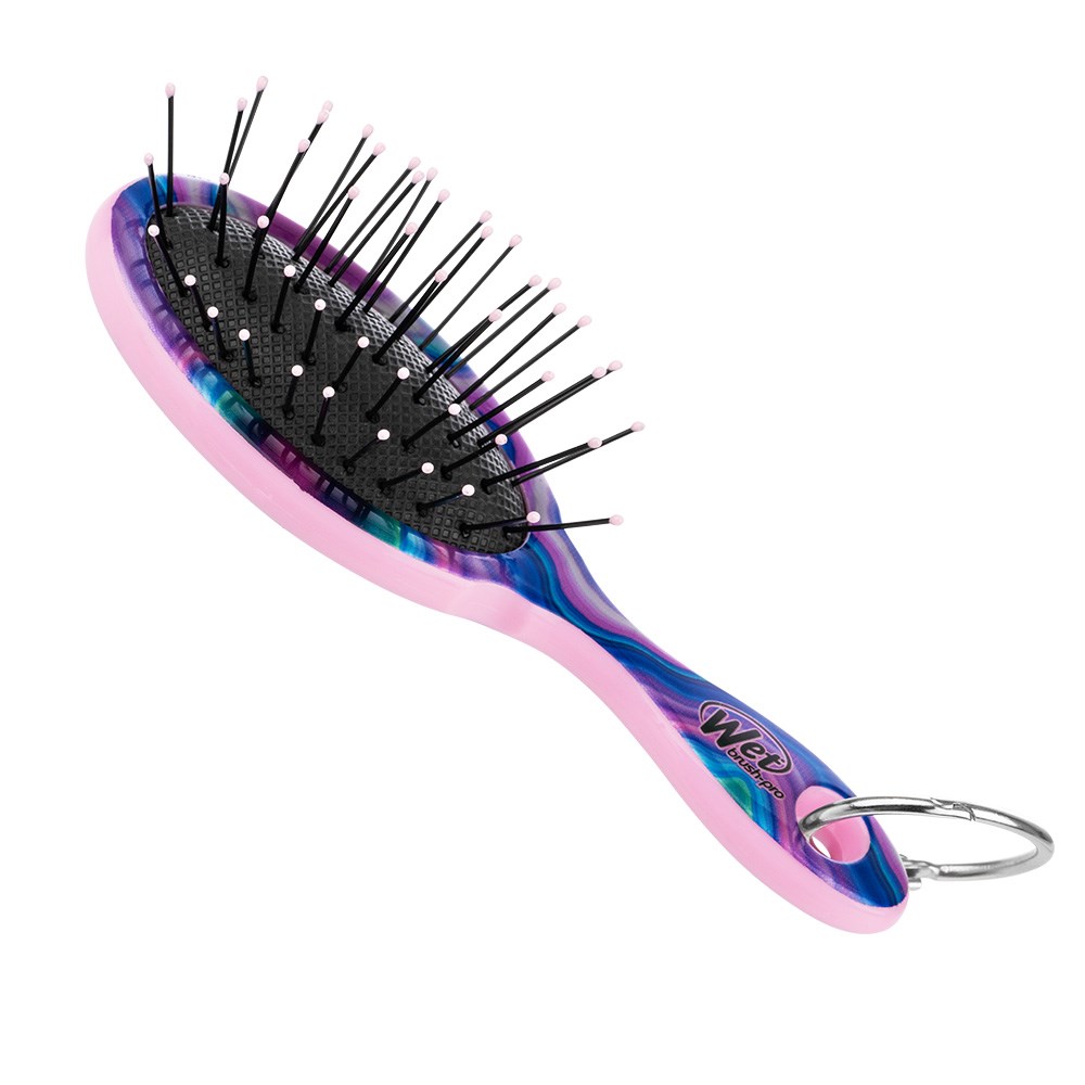 Assorted Women’s Hair Accessories in Blue Pink Black Keychains Brushes Amazon.com: FHI Heat UNbrush Keychain Super Mini Hair Brush  main image 2