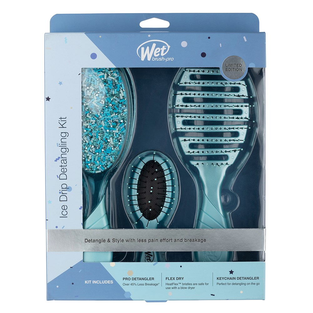 WetBrush Pro Glistening Glamour Detangling Kit - i-glamour.com