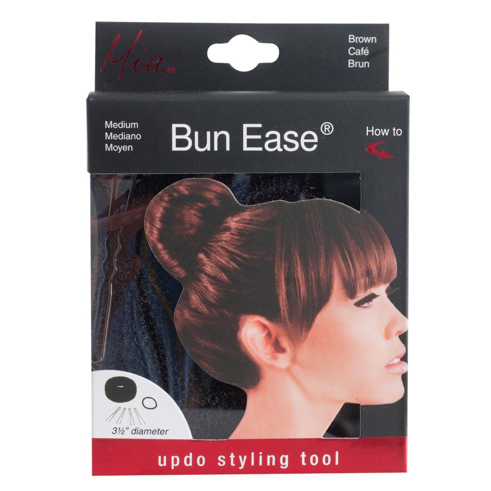 Mia Bun Ease Medium Hair Donut Brown I Glamour Com