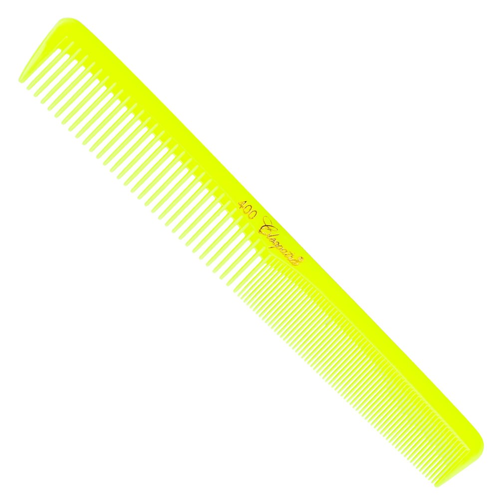 Krest Cleopatra 400 Neon Hair Cutting Comb, Yellow 
