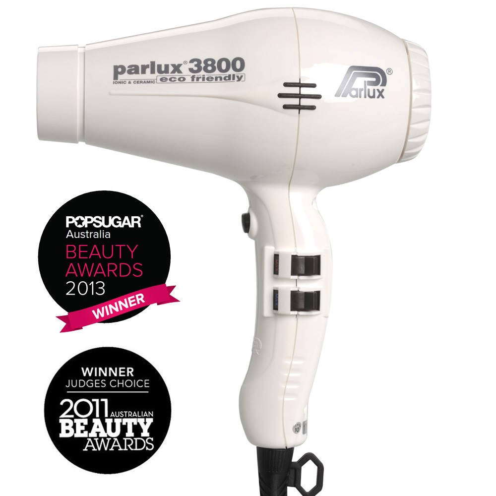 Parlux 3800 Ionic and Ceramic Hair Dryer White
