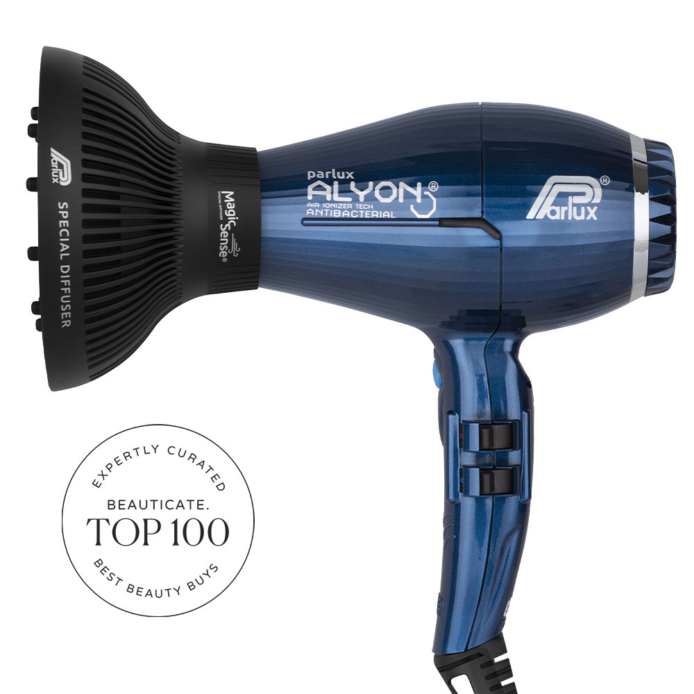 Parlux Alyon Air Ionizer Tech Hair Dryer And Diffuser Midnight Blue -  i-glamour.com