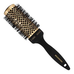 Brushworx Gold Ceramic Hot Tube Hair Brush, Large 