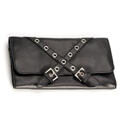 Beauty And Hairdressing Supplies Online Australia I Glamour Equipment Pouch Leatherette D Black With Stud Rings