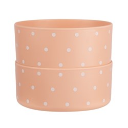 Framar Bamboo Colour Bowls 2pk Peach Please
