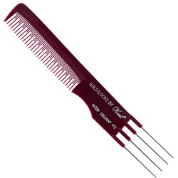 Krest Goldilocks No.8 Metal Pin Lifter Comb