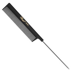 Krest Cleopatra 4640 Fine Teeth Tail Comb in Black 