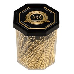 Premium Pin Company 999 Fringe Pins 2.4" Gold 