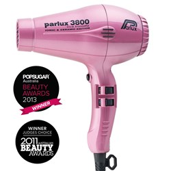 Parlux 3800 Ionic and Ceramic Hair Dryer Pink i glamour