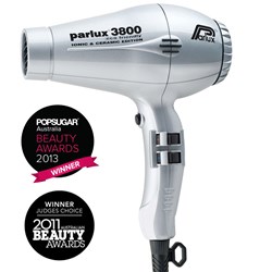 Parlux 3800 Ionic and Ceramic Hair Dryer Silver
