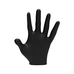 LVL3 NITRILE GLOVES BLACK MED 11101 100PC LEVEL3 L3VEL3