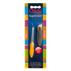 Credo Pop Art Nail Clipper and File in Yellow