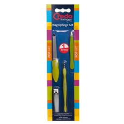 Credo Pop Art Manicure and Eyebrow Kit in Green