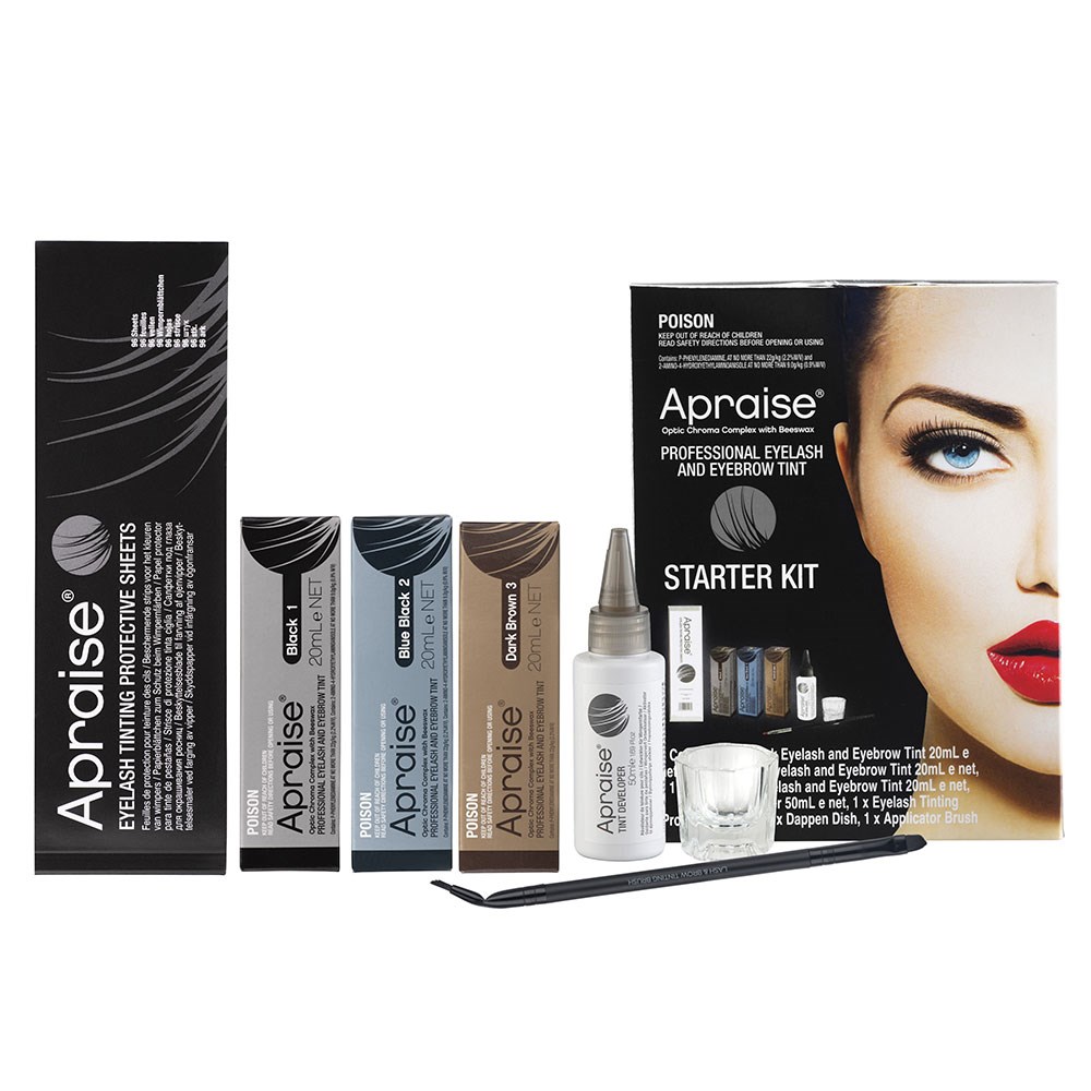 Apraise Eyelash & Eyebrow Tinting kit 4 colours