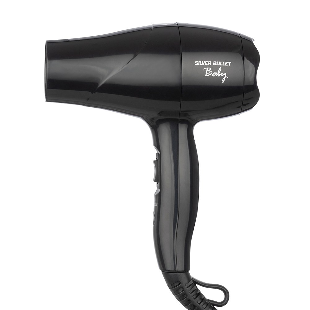 Silver Bullet Baby Travel Hair Dryer Black i glamour