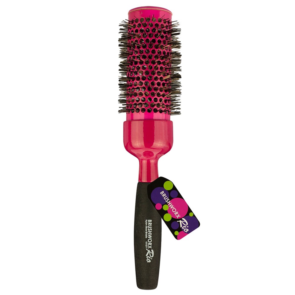 Brushworx Rio Pink X Large Ceramic Hot Tube Hair Brush I