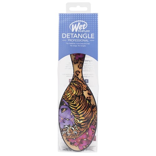 WetBrush Tattoo Detangling Hair Brush Tiger Lily
