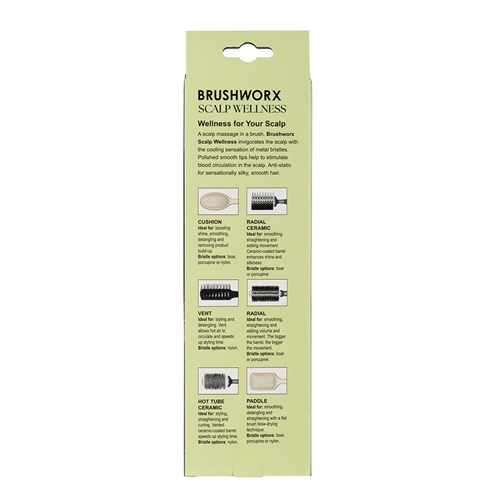 Brushworx Scalp Wellness Cushion Brush