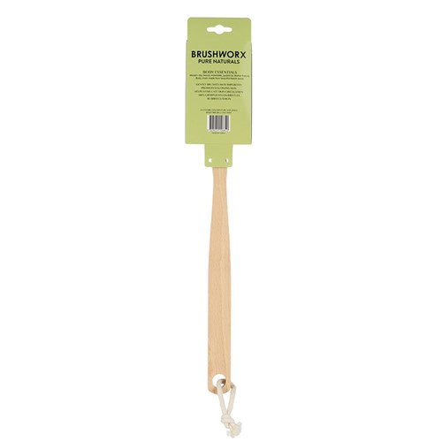 Brushworx Pure Naturals Body Brush Long Handle