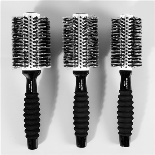 Brushworx Smooth n Curl Ceramic Porcupine Brush Small