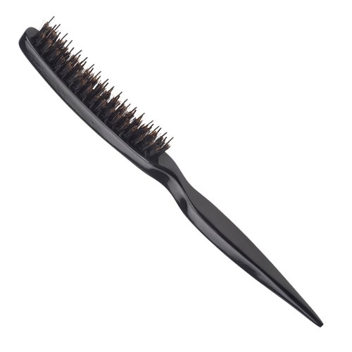 Brushworx Styler Porcupine Teasing Brush - Black, 3 Row