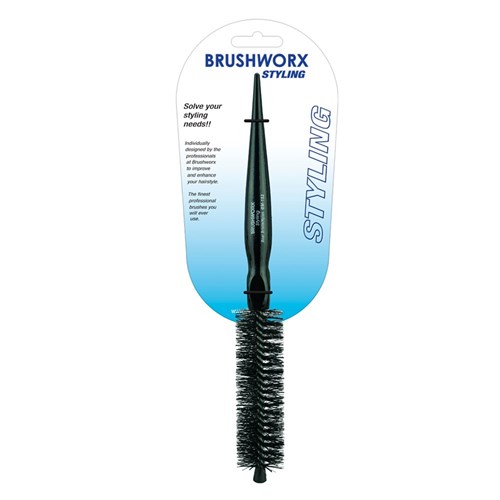 Brushworx Styler Medium Bottle Brush - Black, (30mm)