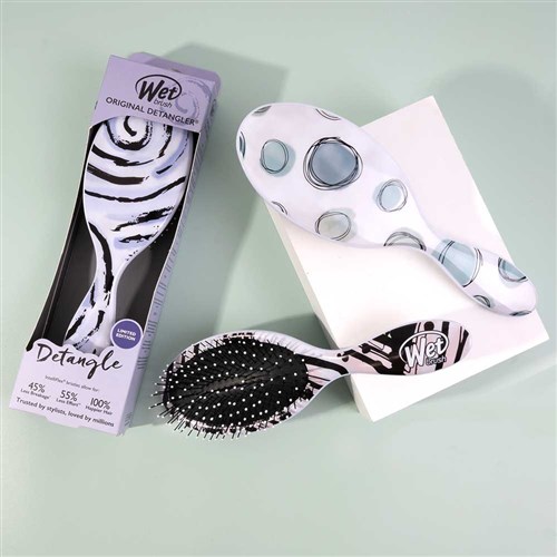 WetBrush Watercolour Motif Detangler Pink