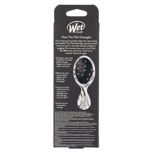 WetBrush Watercolour Motif Mini Detangler Purple