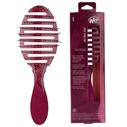 WetBrush Pro Mineral Sparkle Flex Dry Wine