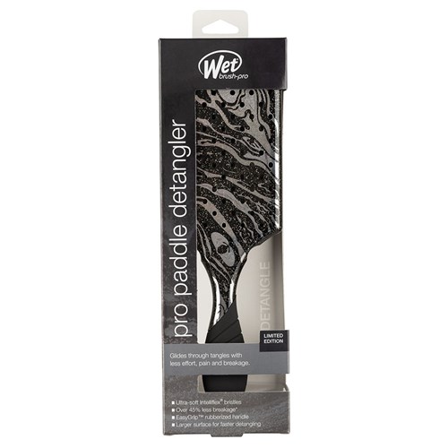 WetBrush Pro Paddle Sparkle Detangler Charcoal