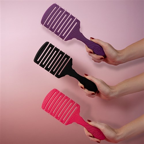 WetBrush Pro Frost Flex Dry Paddle Black