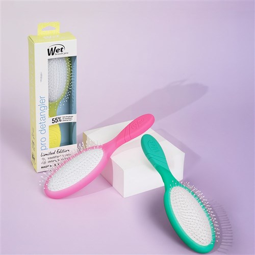 WetBrush Pro Hi Def Neon Detangler Green