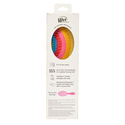 WetBrush Pro Retro Swirl Detangler Yellow
