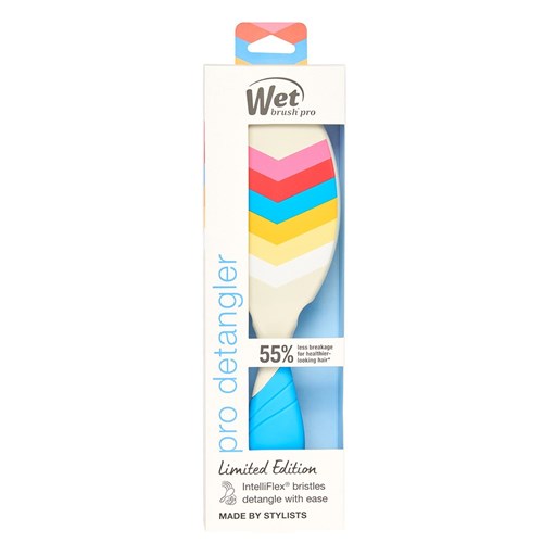 WetBrush Pro Retro Swirl Detangler Blue