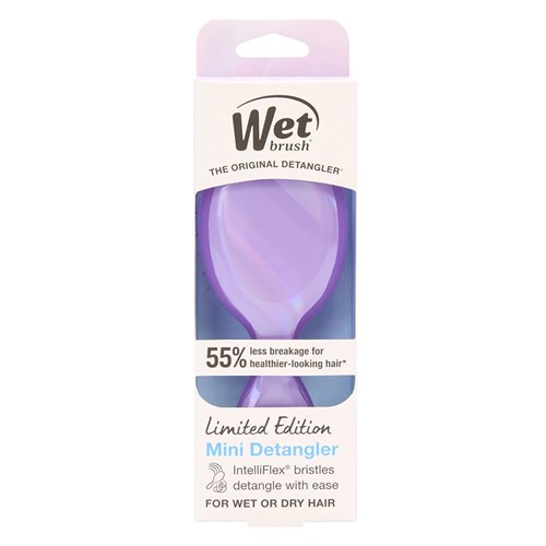 WetBrush Prismatic Glow Mini Detangler Purple