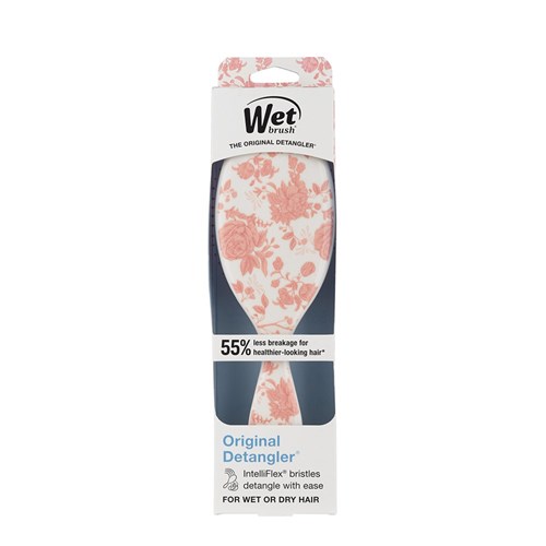 WB DITSY FLORAL PINK DETANGLER BWR830DFPK  PINK ROSES