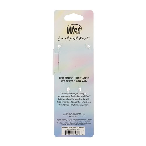 WetBrush Keychain Detangler Purple