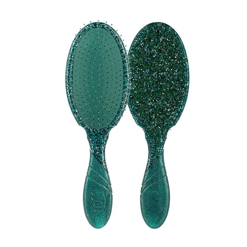 WetBrush Pro Winter Tinsel Detangler Green