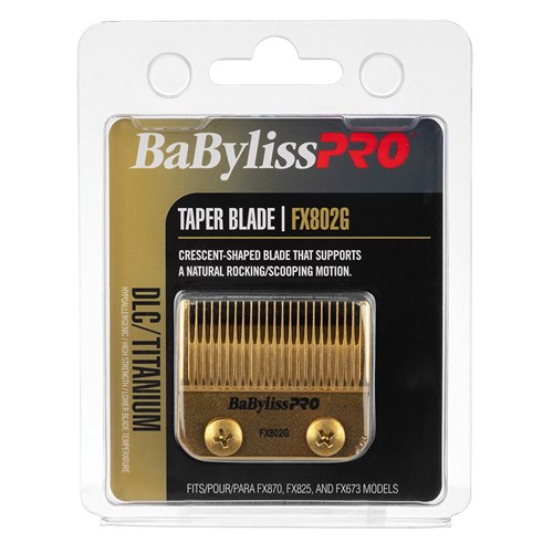 BaBylissPRO Replacement Hair Clipper Taper Blade Gold FX802G