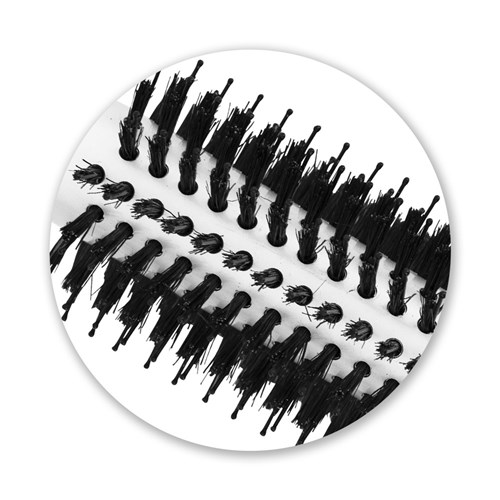 Silver Bullet Black Velvet Round Hair Brush Medium