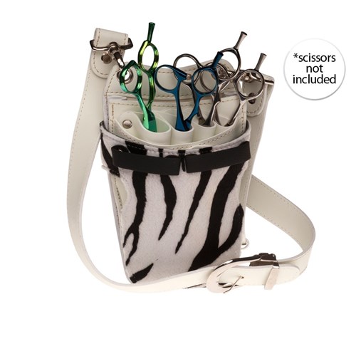 Iceman Suntachi Leather Scissor Pouch with Belt – Zebra 