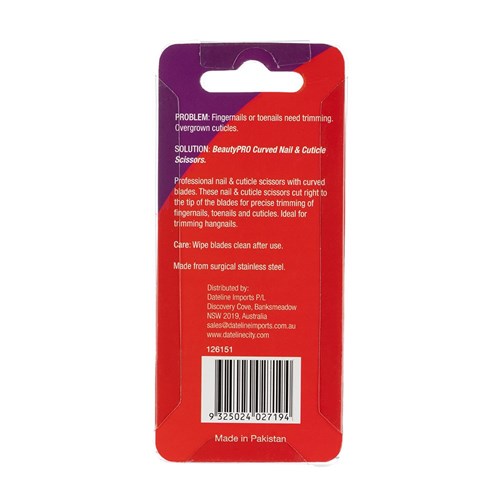 BeautyPRO Curved Nail & Cuticle Scissors