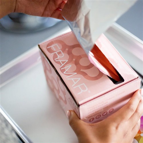 Framar Embossed Foil Roll Rose